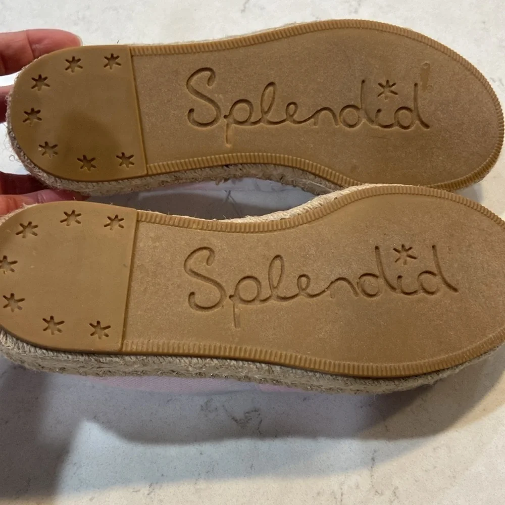 Splendid Laney Pastel Tie-Dye Platform Espadrilles Shoes Size 7.5 NEW
